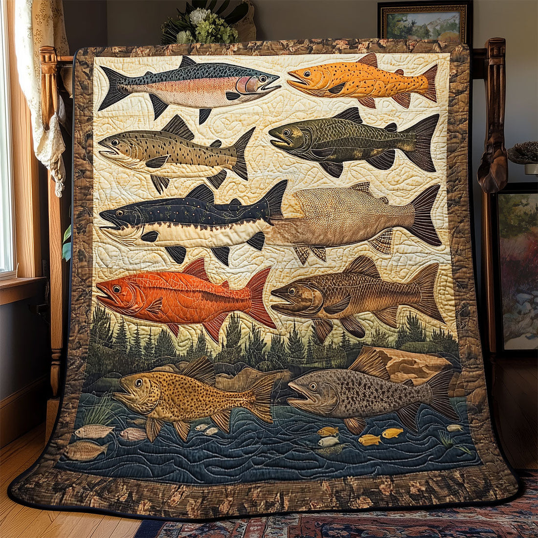 Fisherman’s Paradise Quilt Blanket