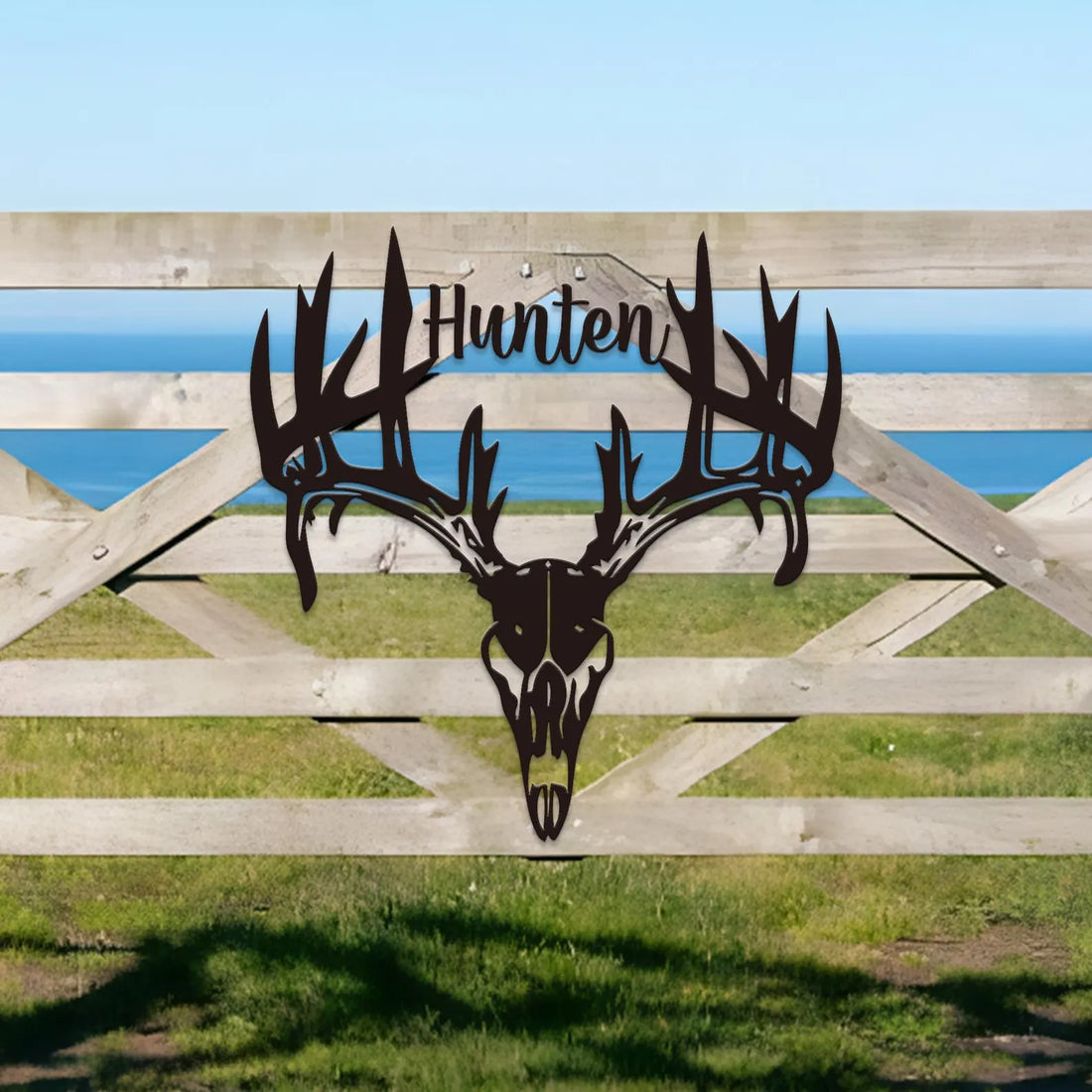 Personalized METAL BOW HOLDER, Hunting Metal Art Work Decor Gift For Hunt