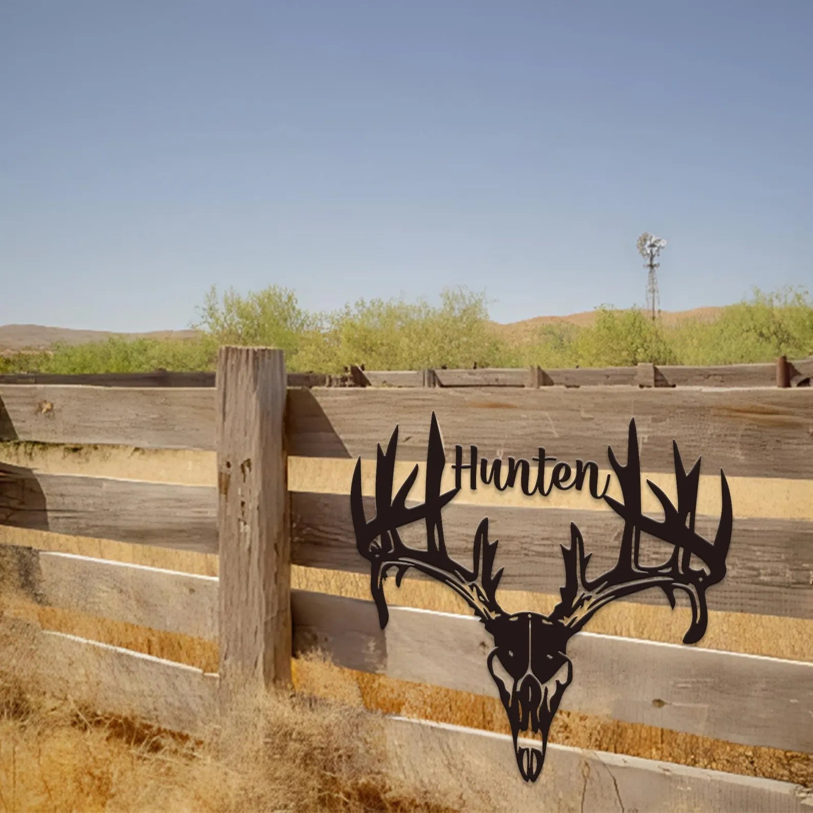 Personalized METAL BOW HOLDER, Hunting Metal Art Work Decor Gift For Hunt