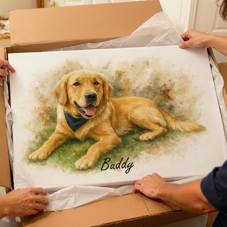 Custom Pixar-Style Cartoon Family Portrait Drawing