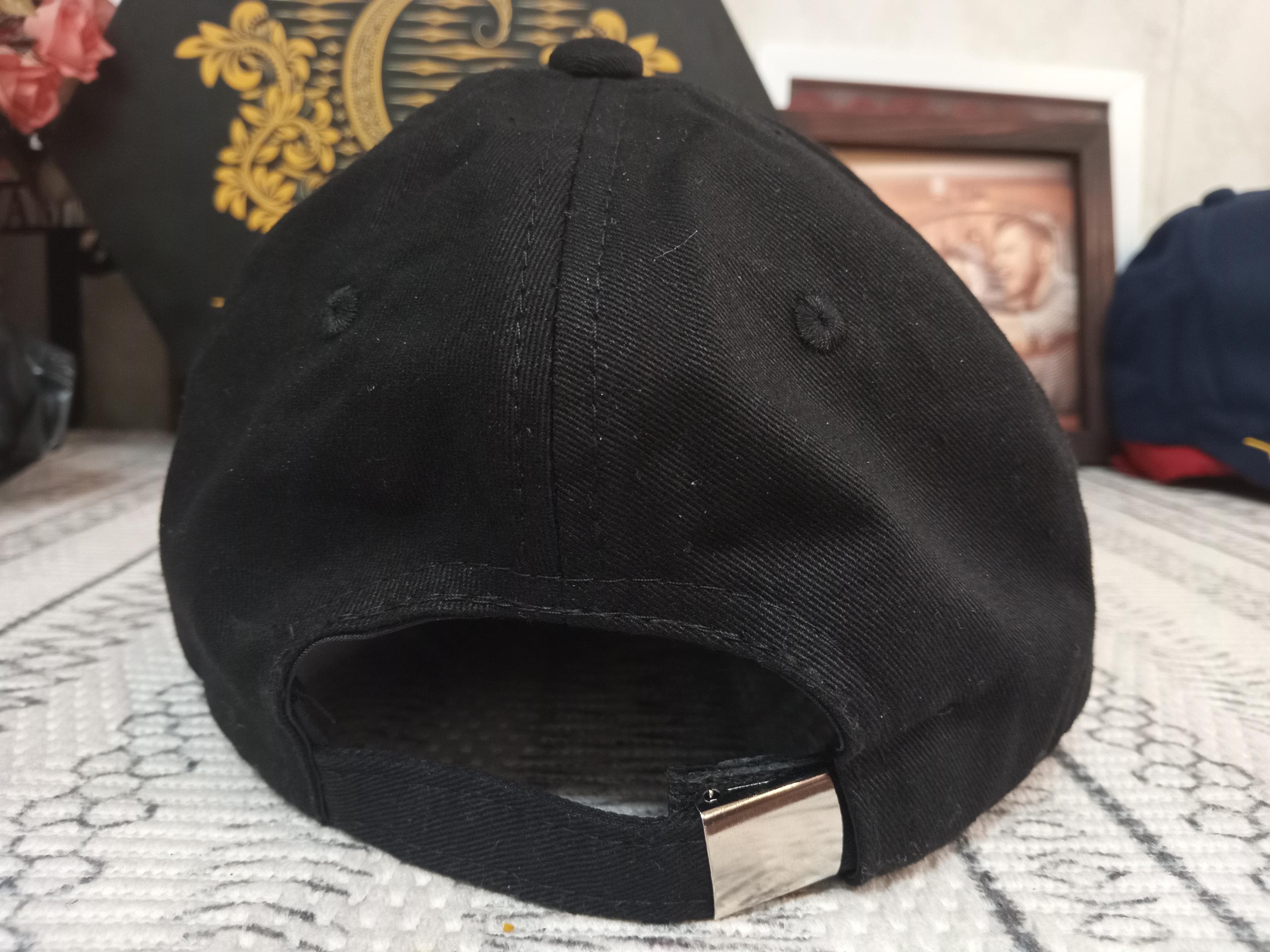 Custom U.S Veteran Embroidered Baseball Cap, Dad Hat Gift for Father's Day, Veteran Gift Idea Army Navy Air Force Gift Military Cap (Black)