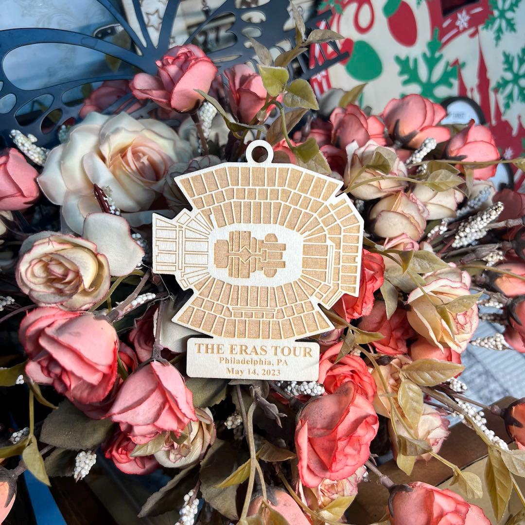 Custom Tour Stadium Ornament Gift, Personalized Christmas Ornament, Eras Xmas Ornament For Fan
