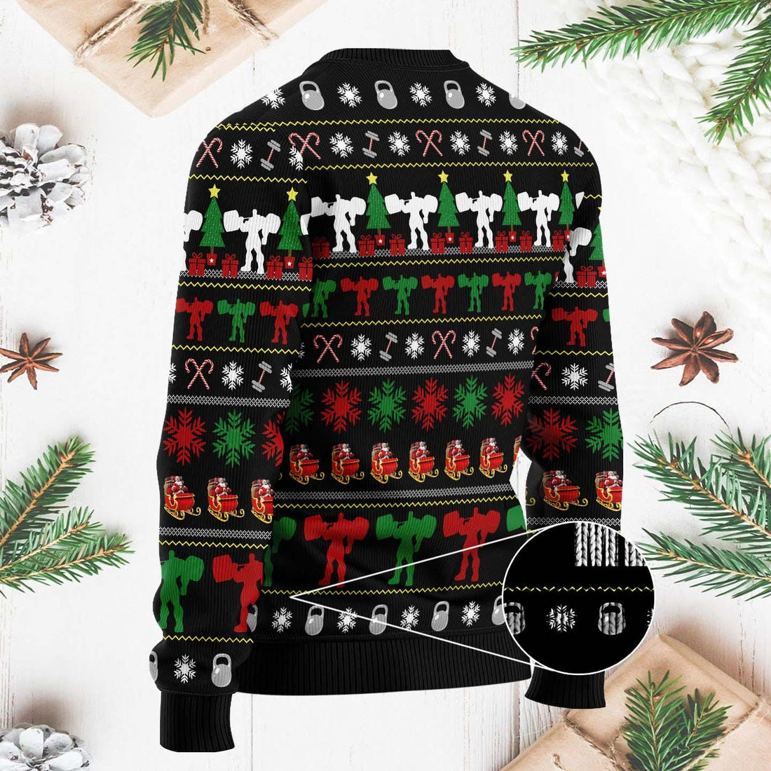 No Lift No Gift Ugly Christmas Sweater - Merry Liftmas Fitness Holiday - Perfect Gift for Gym and Weightlifting Fans