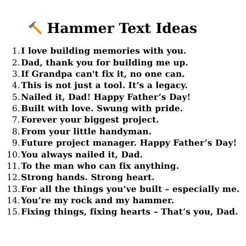 Custom Engraved Mini Hammer  Personalized Wood Handle Hammer Gift for Dad, Grandpa,  Husband or Son - Fathers Day Gift  Tool Keepsake