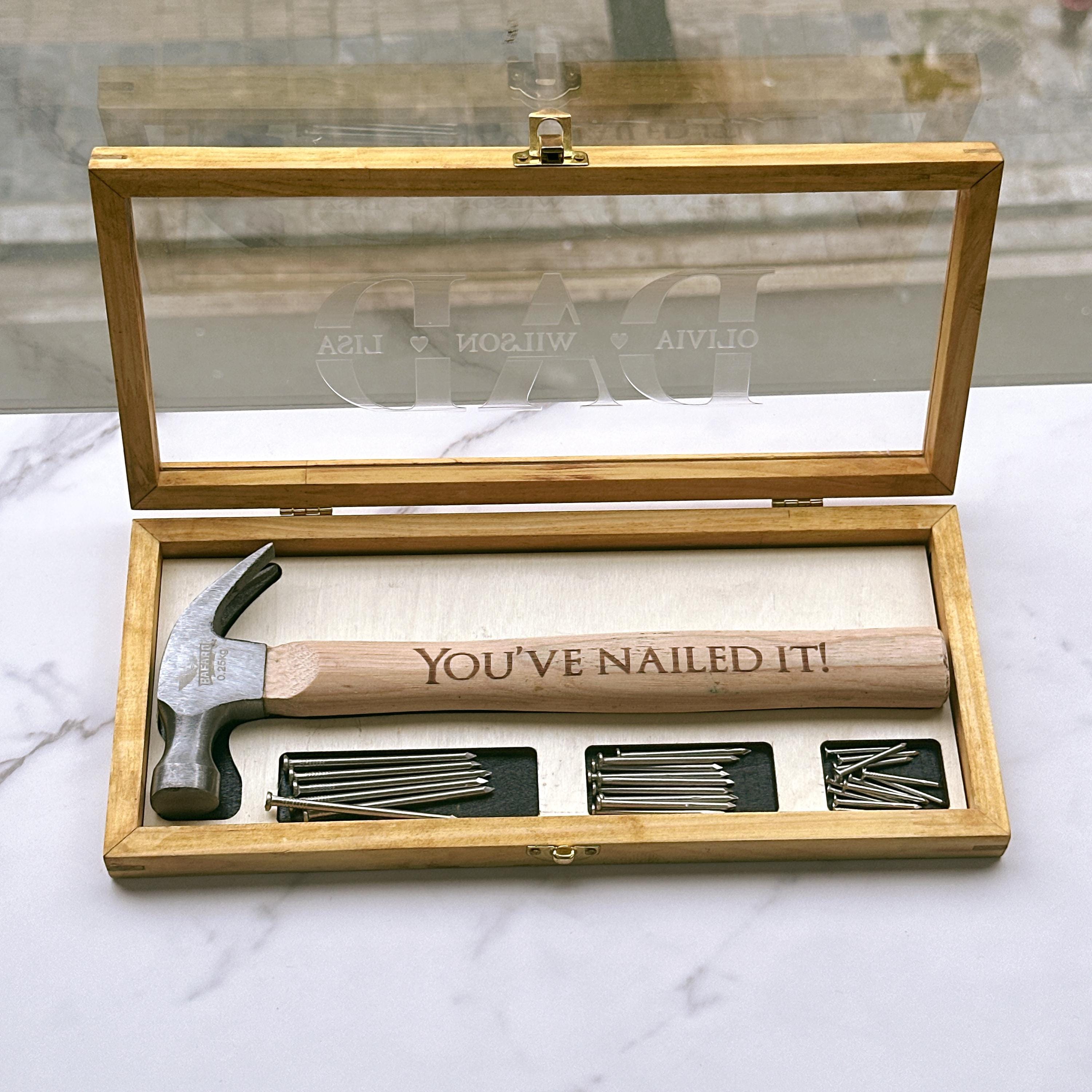 Personalized Hammer Father's Day Gift | Custom Engraved Hammer With Message | Gift For Dad, Grandpa, Husband, Son