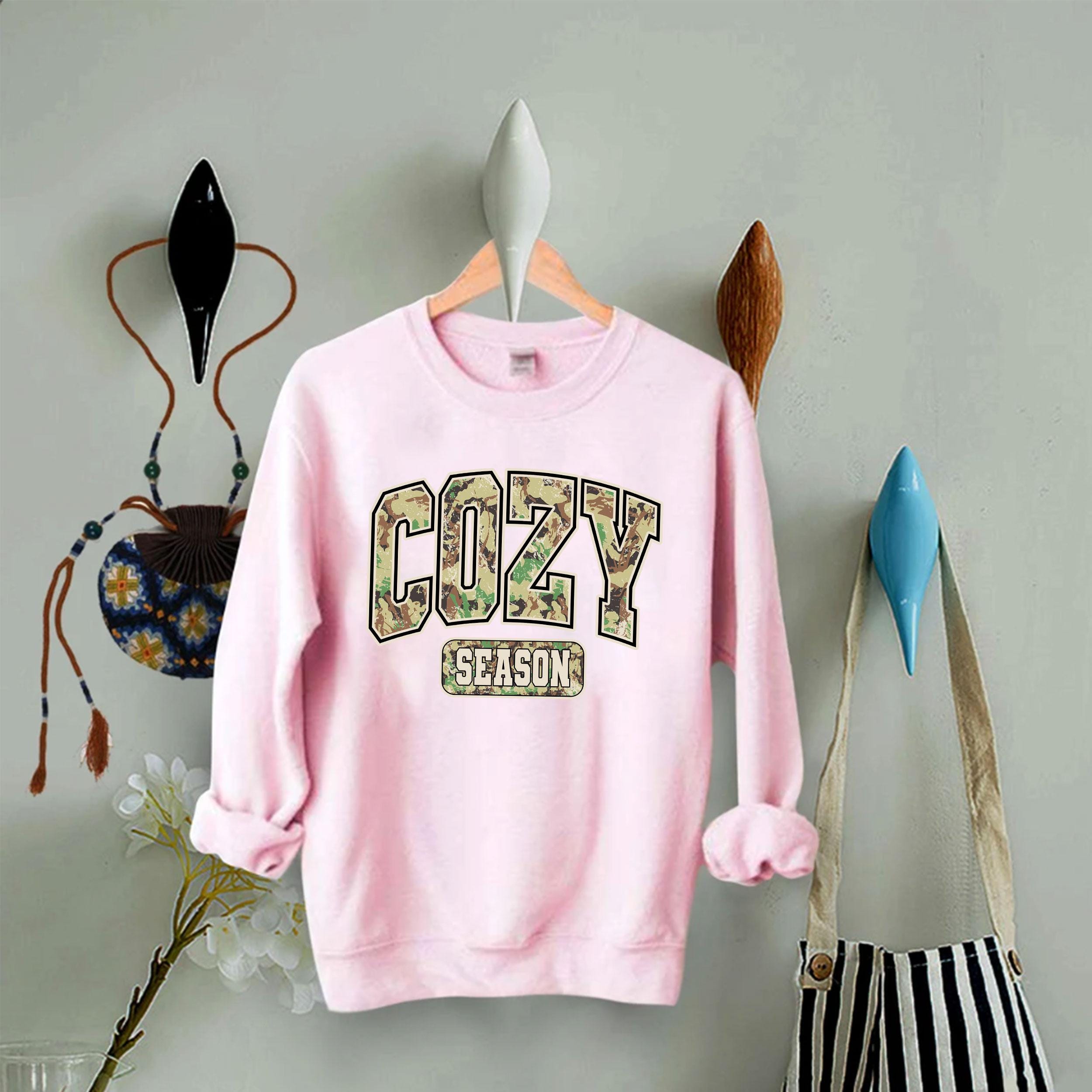 Cozy Season Camo Western Unisex T-shirt Sweatshirt Hoodie, Retro Dove Season Camo Country Distressed Varsity Cowboy, Hunting Season Shirt.