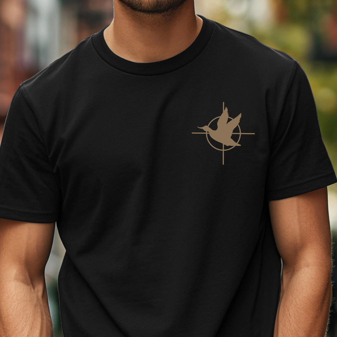 Duck Duck Boom Shirt – Cool Waterfowl Hunting Tee for Outdoorsmen – Modern Camo Style Gift for Hunters and Gun Lovers
