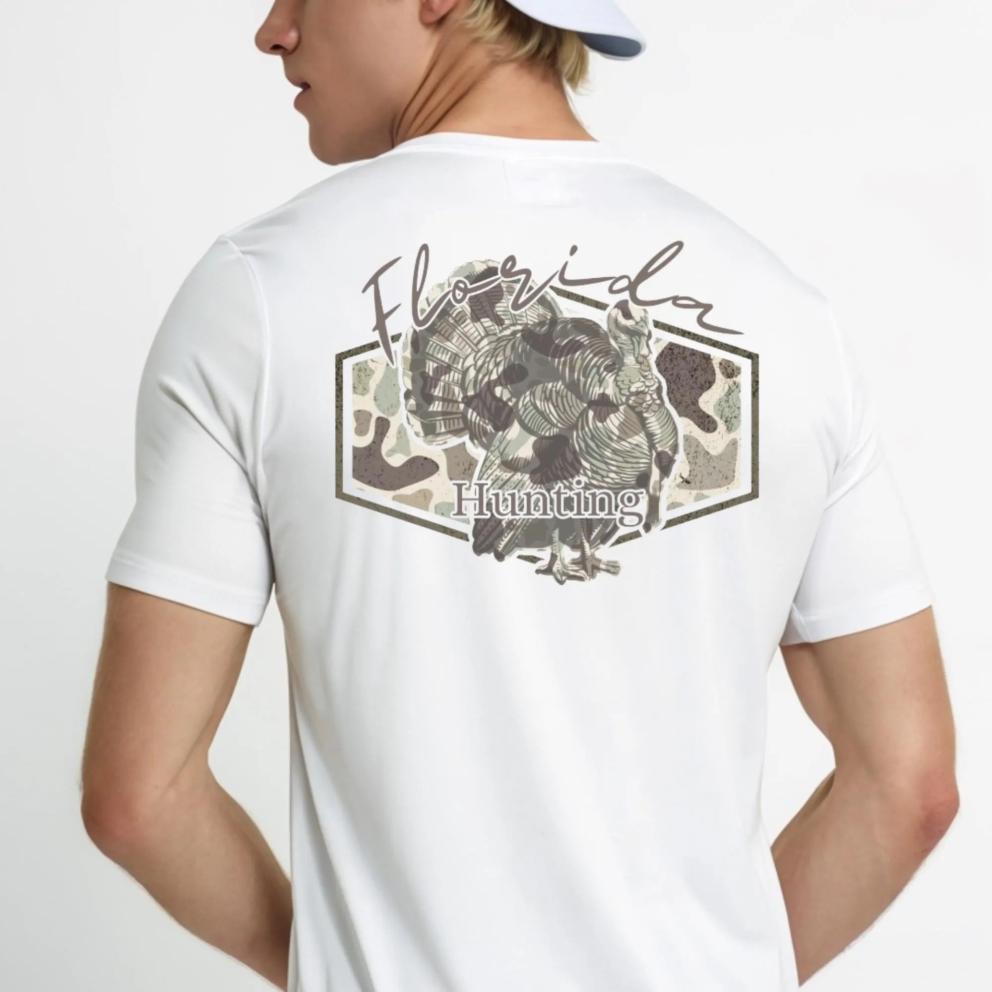 Tennessee Turkey Hunting Shirt for Men - Camo Gobbler Graphic Tee - Southern Outdoorsman Gift for Hunters & Dads