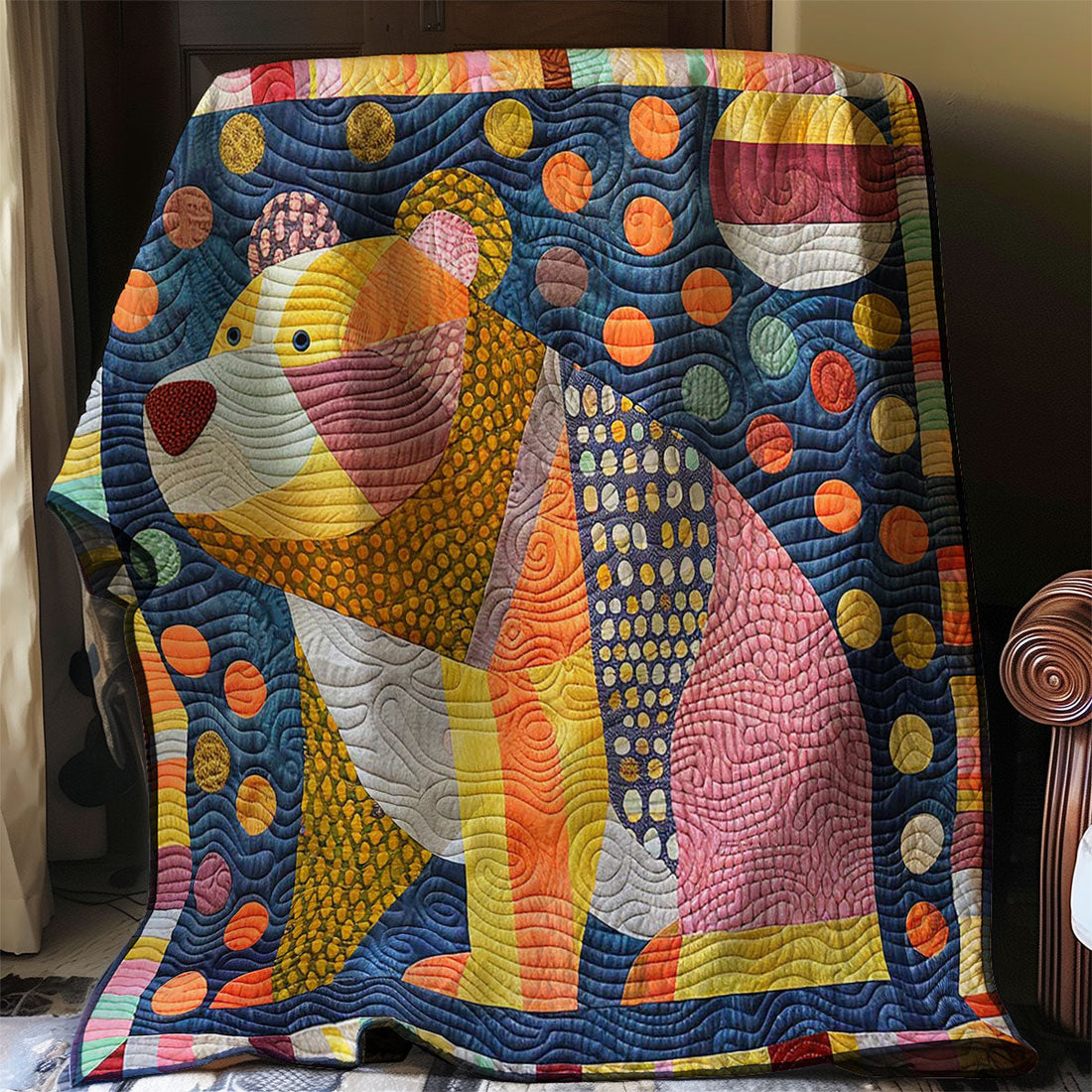 Bear Forest Haven Quilt Blanket