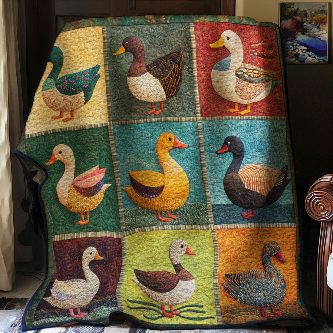 Duck Woodland Comfort Quilt Blanket