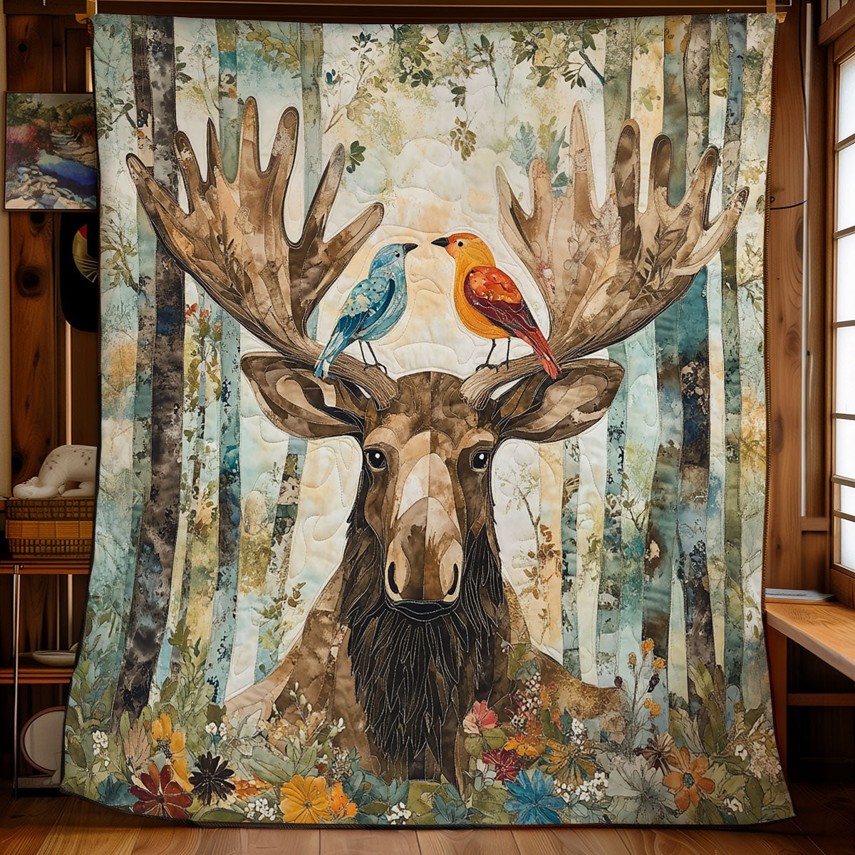 Wild Moose Cozy Haven Quilt Blanket