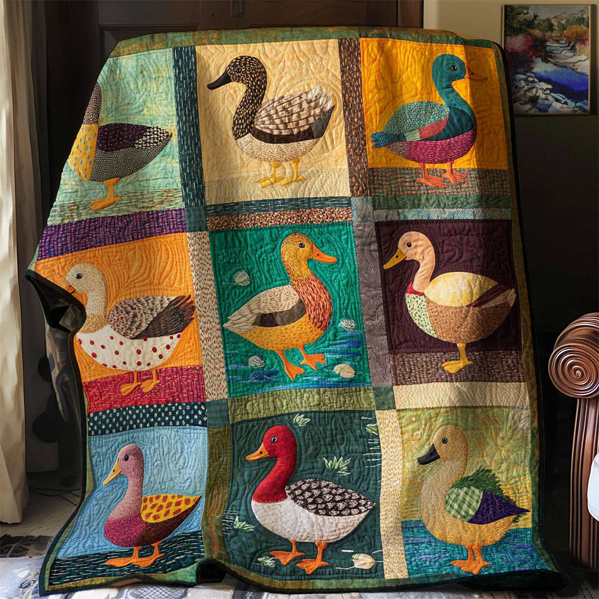 Duck Quiet Moments Quilt Blanket