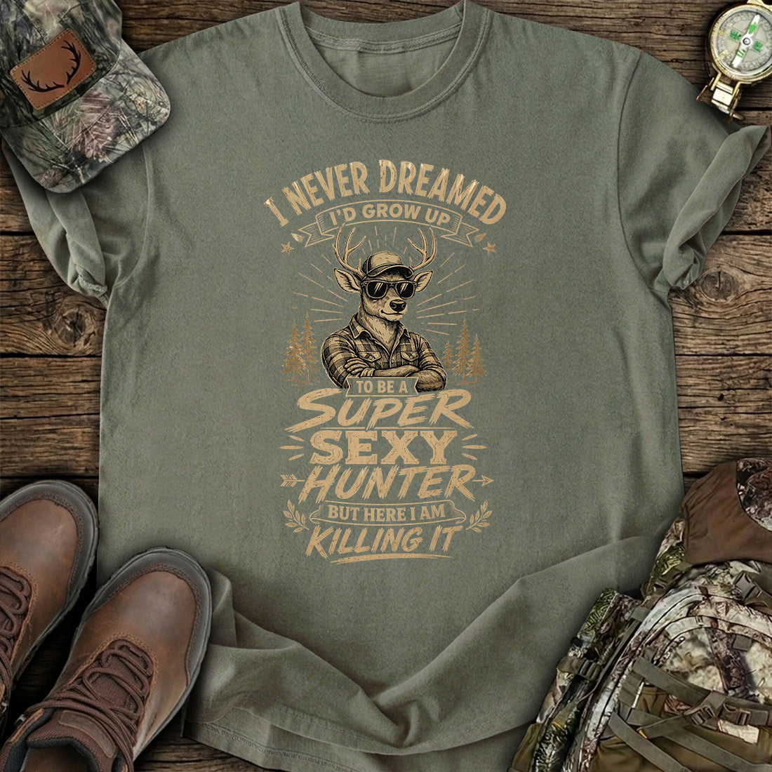 Sexy Hunter Deer Funny T-Shirt