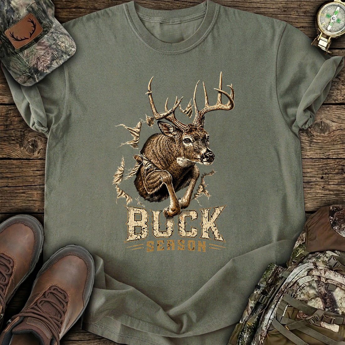 Buck Season Deer Hunting T-Shirt