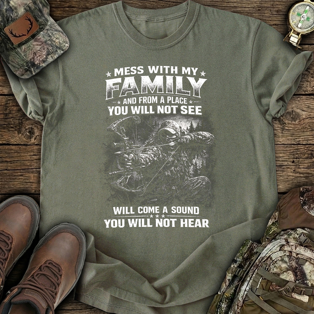 Bow Hunting Family Quote T-Shirt