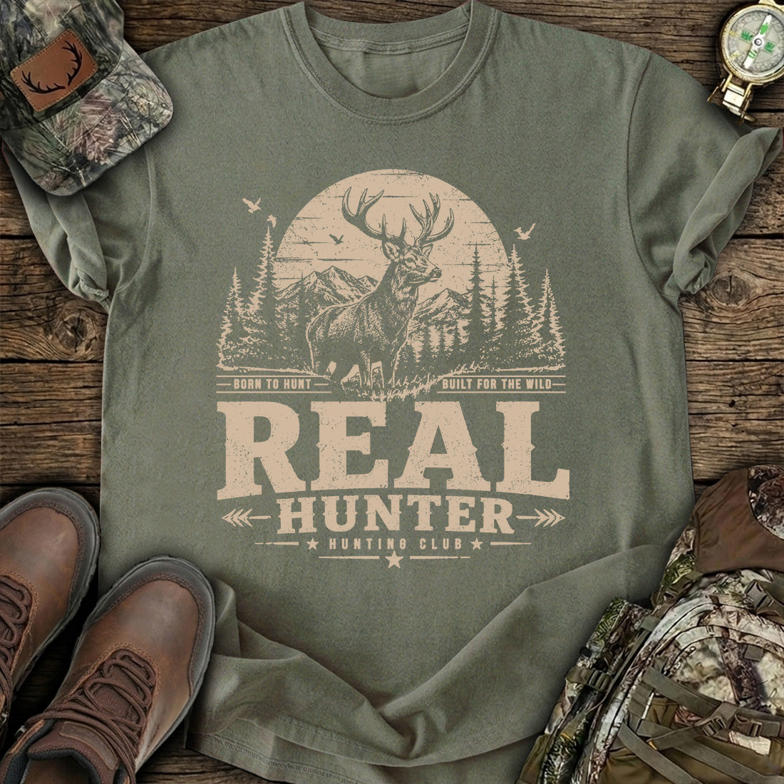 Real Hunter Deer T-Shirt