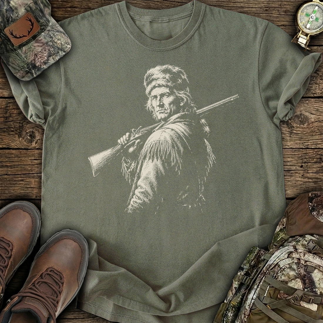 Boone Frontier Hunter T-Shirt