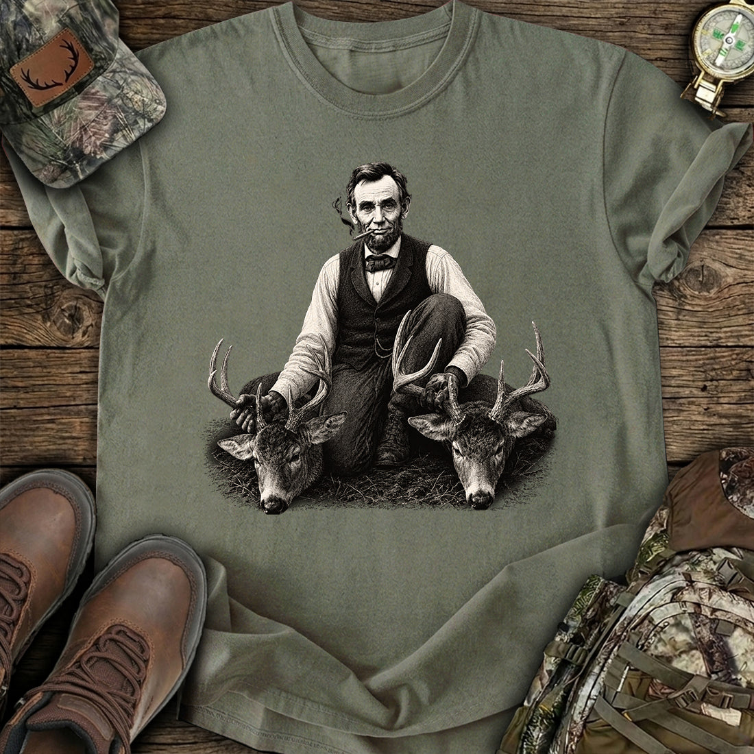 Lincoln Frontier Trophy Hunt T-Shirt