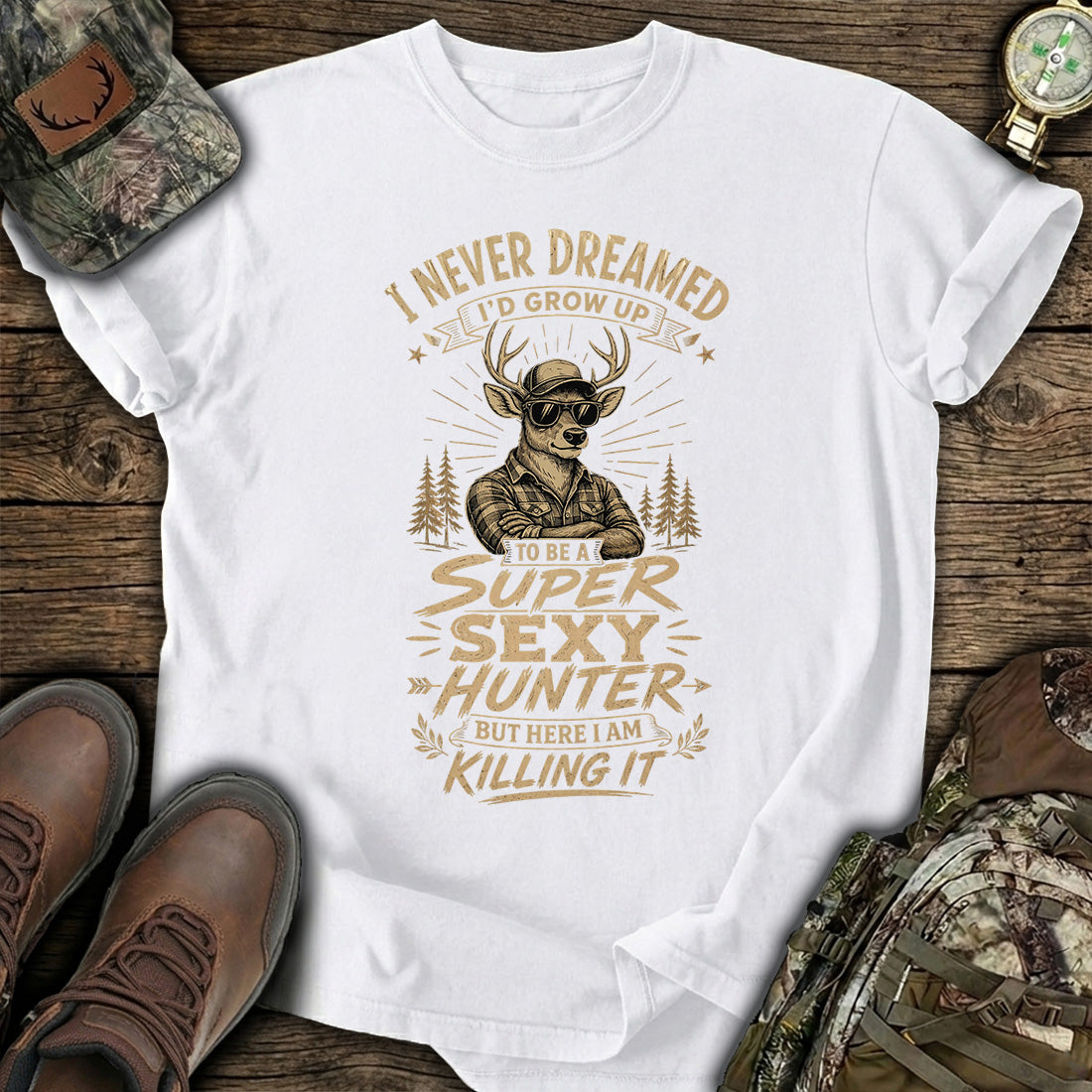 Sexy Hunter Deer Funny T-Shirt