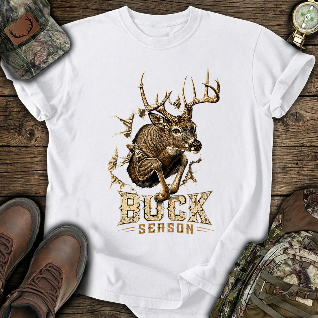 Buck Season Deer Hunting T-Shirt