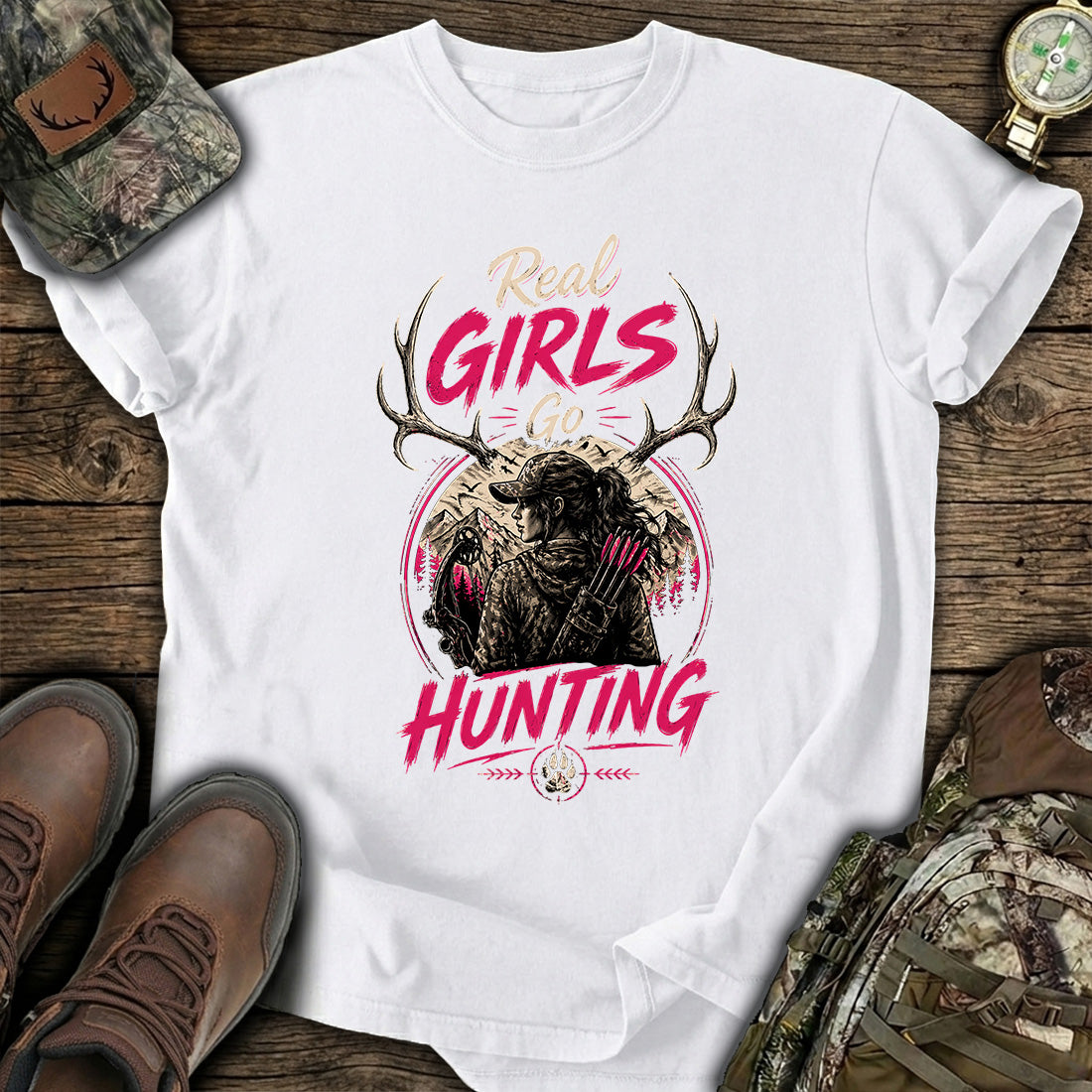 Real Girls Go Hunting T-Shirt
